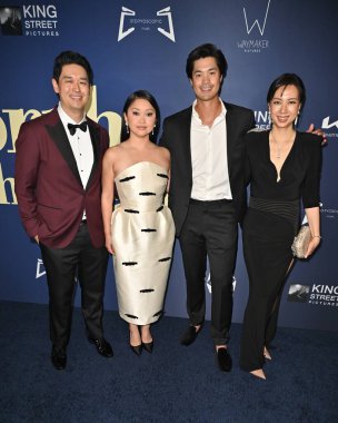 Batı Hollywood, CA USA - 23 Mayıs 2025: Dan Mark, Lana Condor, Ross Butler, Rachel Tan Worth The Wait 'in gösterimine katıldı