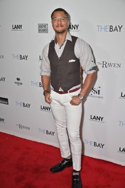 Los Angeles, CA USA - 5 Haziran 2025: Najee De Tiege LANY Entertainments Summer Mixer 'a katıldı