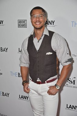 Los Angeles, CA USA - 5 Haziran 2025: Najee De Tiege LANY Entertainments Summer Mixer 'a katıldı