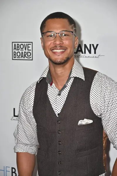 Los Angeles, CA USA - 5 Haziran 2025: Najee De Tiege LANY Entertainments Summer Mixer 'a katıldı