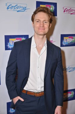 Burbank, CA USA - 7 Haziran 2025: Michael Deni The Wedding Singer The Musical 'ın açılış gecesine katıldı