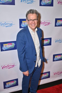 Burbank, CA USA - 7 Haziran 2025: Michael Donovan The Wedding Singer The Musical 'ın açılış gecesine katıldı