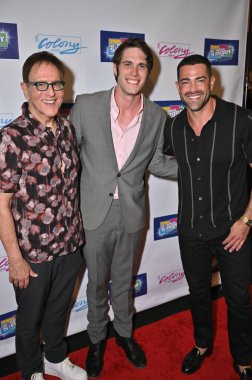 Burbank, CA USA - 7 Haziran 2025: Robert Ulrich, Blake Jenner, Jesse Metcalfe The Wedding Singer The Musical 'ın açılış gecesine katıldı