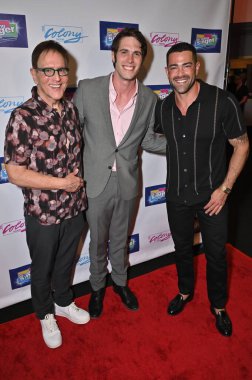 Burbank, CA USA - 7 Haziran 2025: Robert Ulrich, Blake Jenner, Jesse Metcalfe The Wedding Singer The Musical 'ın açılış gecesine katıldı