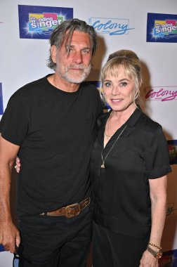 Burbank, CA USA - 7 Haziran 2025: James Hyde, Kim Johnston Ulrich The Wedding Singer The Musical 'ın açılış gecesine katıldı