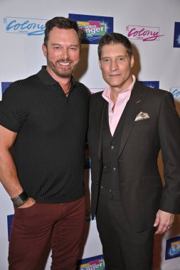 Burbank, CA USA - 7 Haziran 2025: Eric Martsolf, Sean Kanan The Wedding Singer The Musical 'ın açılış gecesine katıldı