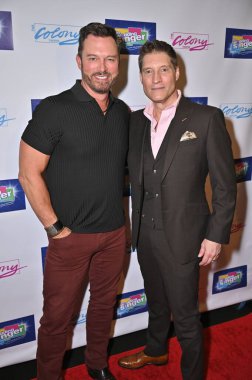 Burbank, CA USA - 7 Haziran 2025: Eric Martsolf, Sean Kanan The Wedding Singer The Musical 'ın açılış gecesine katıldı