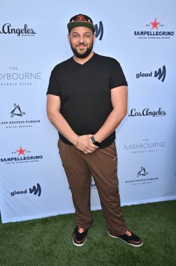 Beverly Hills, CA USA - 12 Haziran 2025: Daniel Franzese LA Magazines Pride 2025 Kutlamalarına katıldı