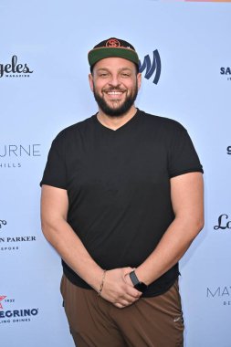 Beverly Hills, CA USA - 12 Haziran 2025: Daniel Franzese LA Magazines Pride 2025 Kutlamalarına katıldı