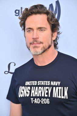 Beverly Hills, CA USA - 12 Haziran 2025: Matt Bomer LA Magazines Pride 2025 Kutlamalarına katıldı