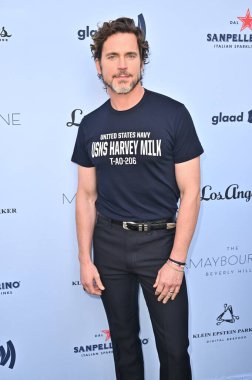 Beverly Hills, CA USA - 12 Haziran 2025: Matt Bomer LA Magazines Pride 2025 Kutlamalarına katıldı