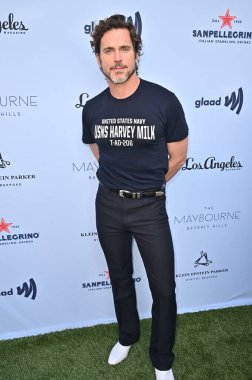 Beverly Hills, CA USA - 12 Haziran 2025: Matt Bomer LA Magazines Pride 2025 Kutlamalarına katıldı