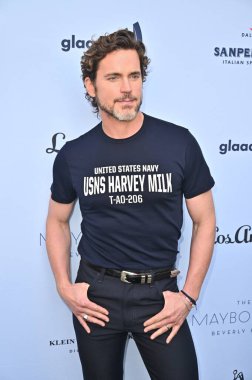 Beverly Hills, CA USA - 12 Haziran 2025: Matt Bomer LA Magazines Pride 2025 Kutlamalarına katıldı