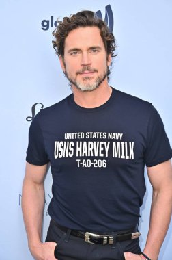 Beverly Hills, CA USA - 12 Haziran 2025: Matt Bomer LA Magazines Pride 2025 Kutlamalarına katıldı