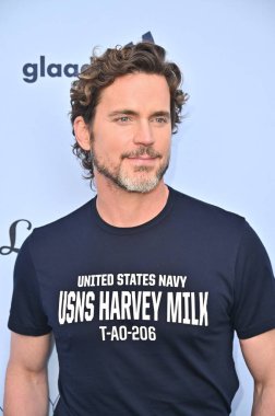 Beverly Hills, CA USA - 12 Haziran 2025: Matt Bomer LA Magazines Pride 2025 Kutlamalarına katıldı