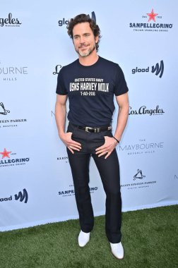 Beverly Hills, CA USA - 12 Haziran 2025: Matt Bomer LA Magazines Pride 2025 Kutlamalarına katıldı
