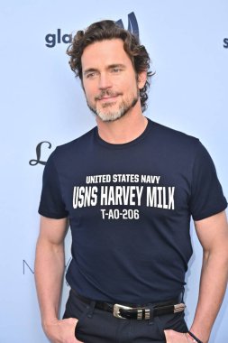 Beverly Hills, CA USA - 12 Haziran 2025: Matt Bomer LA Magazines Pride 2025 Kutlamalarına katıldı