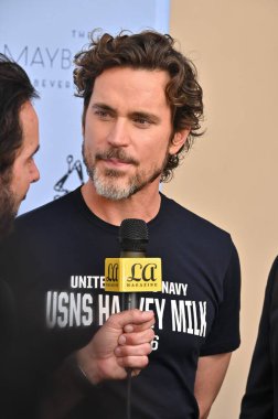 Beverly Hills, CA USA - 12 Haziran 2025: Matt Bomer LA Magazines Pride 2025 Kutlamalarına katıldı