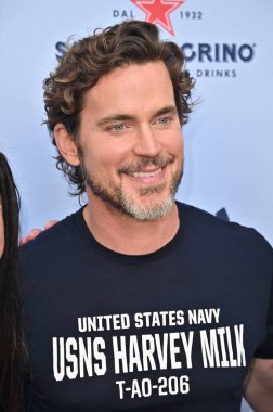 Beverly Hills, CA USA - 12 Haziran 2025: Matt Bomer LA Magazines Pride 2025 Kutlamalarına katıldı