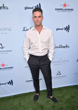 Beverly Hills, CA USA - 12 Haziran 2025: Jesse Lally LA Magazines Pride 2025 Kutlamalarına katıldı