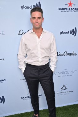 Beverly Hills, CA USA - 12 Haziran 2025: Jesse Lally LA Magazines Pride 2025 Kutlamalarına katıldı