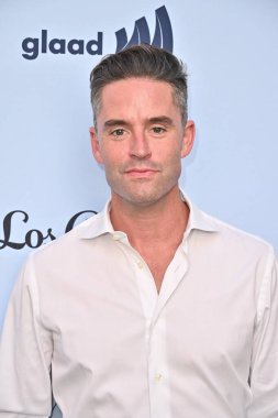 Beverly Hills, CA USA - 12 Haziran 2025: Jesse Lally LA Magazines Pride 2025 Kutlamalarına katıldı