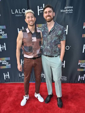 Los Angeles, CA USA - 20 Haziran 2025: Arbel Bedak, Eric Yandoc Hyperion L.A Onur Gecesi 2025