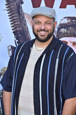Hollywood, CA USA - 18 Ağustos 2025: Daniel Franzese İlkel Savaş filminin galasına katıldı