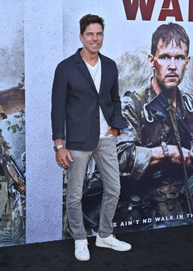 Hollywood, CA USA - 18 Ağustos 2025: Michael Trucco İlkel Savaş filminin galasına katıldı