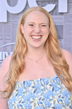 Los Angeles, CA USA - 27 Ağustos 2025: Jenny Tuell Peacocks serisinin prömiyerine katıldı