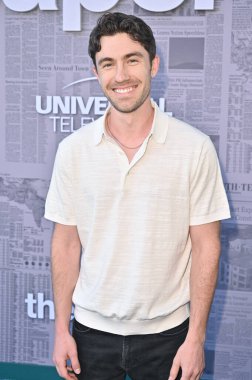 Los Angeles, CA USA - 27 Ağustos 2025: Will Burkart, Peacocks serisinin prömiyerine katıldı