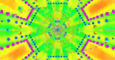 Bu kusursuz döngülü video canlı renkler ve karmaşık geometrik şekillerle dolu dinamik bir tünel içeriyor. Animasyon, sürekli akışı ve canlı tasarımlarıyla izleyicileri cezbediyor..