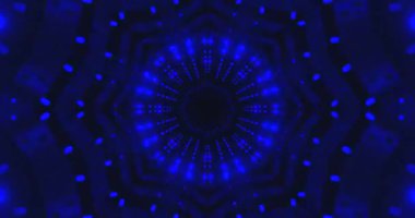 Bu dikişsiz döngülü videoda dönen mavi ışıklarla dolu büyüleyici bir tünel keşfedin. Dinamik görseller ekran koruyucular veya arkaplanlar için mükemmel bir deneyim yaratıyor..