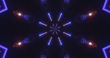 Bu tünel videosu parlak renklerden ve dinamik desenlerden oluşan büyüleyici bir döngü içeriyor. Titreşimli ışıklar rahatlatıcı ve ilham verici bir atmosfer yaratıyor..
