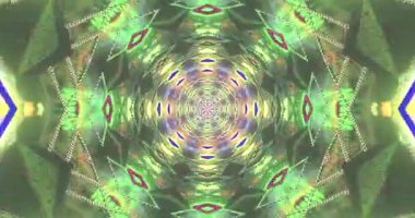 Bu kusursuz video döngüsü karmaşık desenler ve renklerle dolu canlı bir tünel gösteriyor. Dinamik görseller ekran koruyucular ve dijital sanat gösterimleri için mükemmel büyüleyici bir atmosfer yaratıyor..