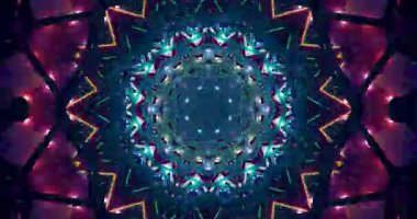 Canlı renkler ve geometrik desenlerle dolu büyüleyici bir tünel video döngüsü deneyin. Bu kusursuz başyapıt büyüleyici görselleri ile herhangi bir alanı güçlendirir..