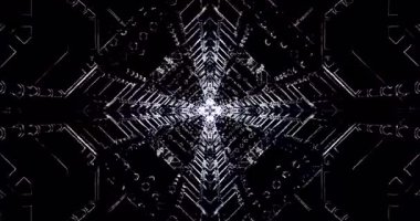 Karmaşık ışık desenleri ve derinlik kombinasyonu sunan büyüleyici bir tünel videosu VJ döngüsünü deneyin.