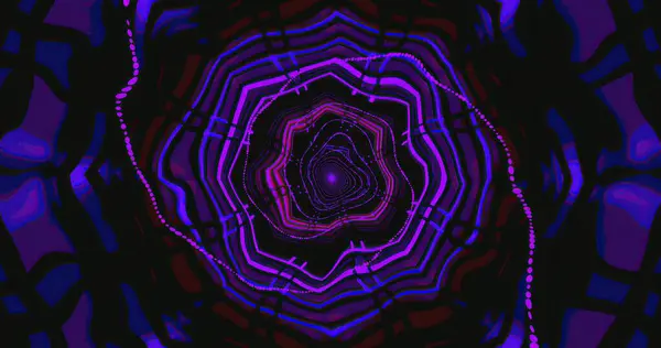 Morun ve siyahın zengin tonlarına sahip dinamik spiral tasarım derinlik ve hareket hissi yaratır. Dönen çizgiler ve şekiller, izleyicinin ilgisini çeken büyüleyici bir görsel deneyim oluşturur..