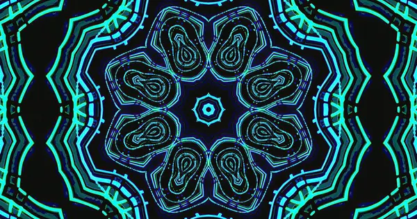 Renkli tasarım mavi ve yeşil renkli geometrik şekiller içerir. Şablon, canlı detayları ve çarpıcı zıtlıklarıyla büyüleyen simetrik bir yapı oluşturuyor..