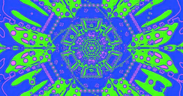 Canlı desenler ve renkler büyüleyici bir görüntü ile harmanlanır. Mavinin, yeşilin ve pembenin gölgeleri ilgi çeken görsel bir deneyim yaratır..