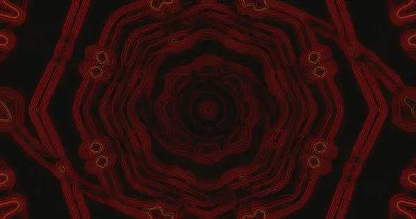 Bu canlı kırmızı desen, koyu arkaplana karşı karmaşık dairesel tasarımlar içeriyor. Akan çizgiler, sanatsal projeler için mükemmel bir hareket ve derinlik hissi yaratıyor..