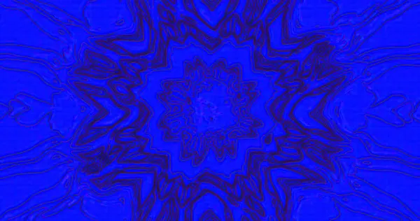 Bu sanat eseri, mavinin çeşitli tonlarında büyüleyici yıldız şekilli bir desen içeriyor. Dönen çizgiler, gözü çeken, derinlik ve hareket ekleyen karmaşık bir tasarım yaratır..