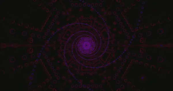 Parlak renkler karmaşık bir şekilde kıvrılır ve sarmal bir şekilde büyüleyici bir görsel görüntü oluşturur. Tasarım bir hareket ve derinlik hissi uyandırıyor, izleyicinin dikkatini çekiyor..