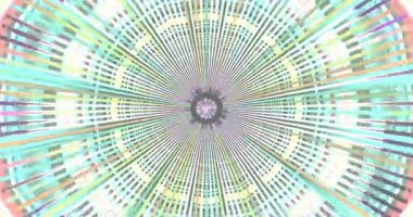 Kusursuz bir video döngüsü karmaşık desenler ve canlı renklerle dolu büyüleyici bir tünel sunar. Animasyon, izleyiciler derinliğine ve karmaşıklığına çekildikçe gerçeküstü bir deneyim yaratıyor..