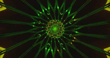 Renkli tünel sürekli akan ve değişen dinamik yeşil ve sarı desenlere sahiptir, rahatlama ya da eğlence amaçlı görsel bir görüntü sağlar. Ekran koruyucular için mükemmel.