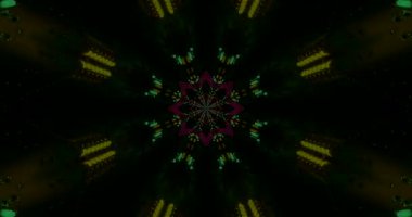 Canlı renklerden ve geometrik desenlerden oluşan kusursuz bir döngüye sahip büyüleyici bir tünel videosu deneyin. Ekran koruyucu için ideal, bu görsel yolculuk sizi hipnotik tasarımıyla buraya çekiyor..