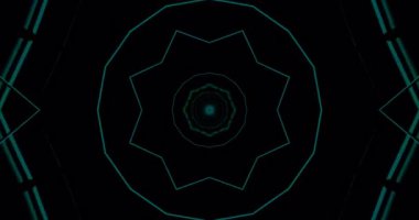 Bu video döngüsü canlı geometrik desenlerle dolu dinamik bir tünel gösteriyor. Şekillerin kusursuz akışı ekran koruyucular veya projeksiyon gösterimleri için mükemmel bir görsel deneyim yaratır..
