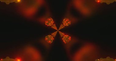 Canlı bir video döngüsünde büyüleyici bir şekilde kayan ve akışkan şekillerle dolu hipnotik bir tünel görülüyor. Bu kusursuz görüntü çekici bir atmosfer yaratıyor..