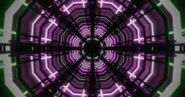 Dinamik pembe ve yeşil ışıklarla dolu canlı ve hareketli bir tünel kusursuz bir döngü yaratır. Bu görsel ekran, ekran süresini artırmak isteyen izleyiciler için büyüleyici bir deneyim sunar.