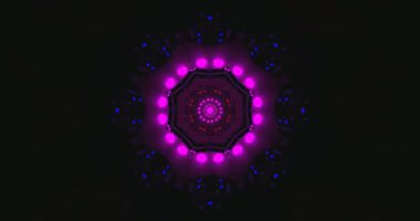 Parlak renkler kıvrılır ve büyüleyici bir tünel etkisi yaratır. Görsel bir deneyim yaratır. Döngü, dinamik enerjisiyle atmosferi yükselterek sürekli oynar..